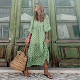 Bohemian Maxi Jurk met Print