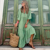 Bohemian Maxi Jurk met Print
