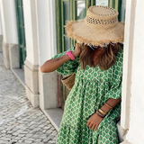 Bohemian Maxi Jurk met Print