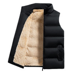 Brian heren gevoerde bodywarmer mouwloos met rits in diverse kleuren – warme isolatie, lichtgewicht en comfortabele pasvorm voor koude dagen.