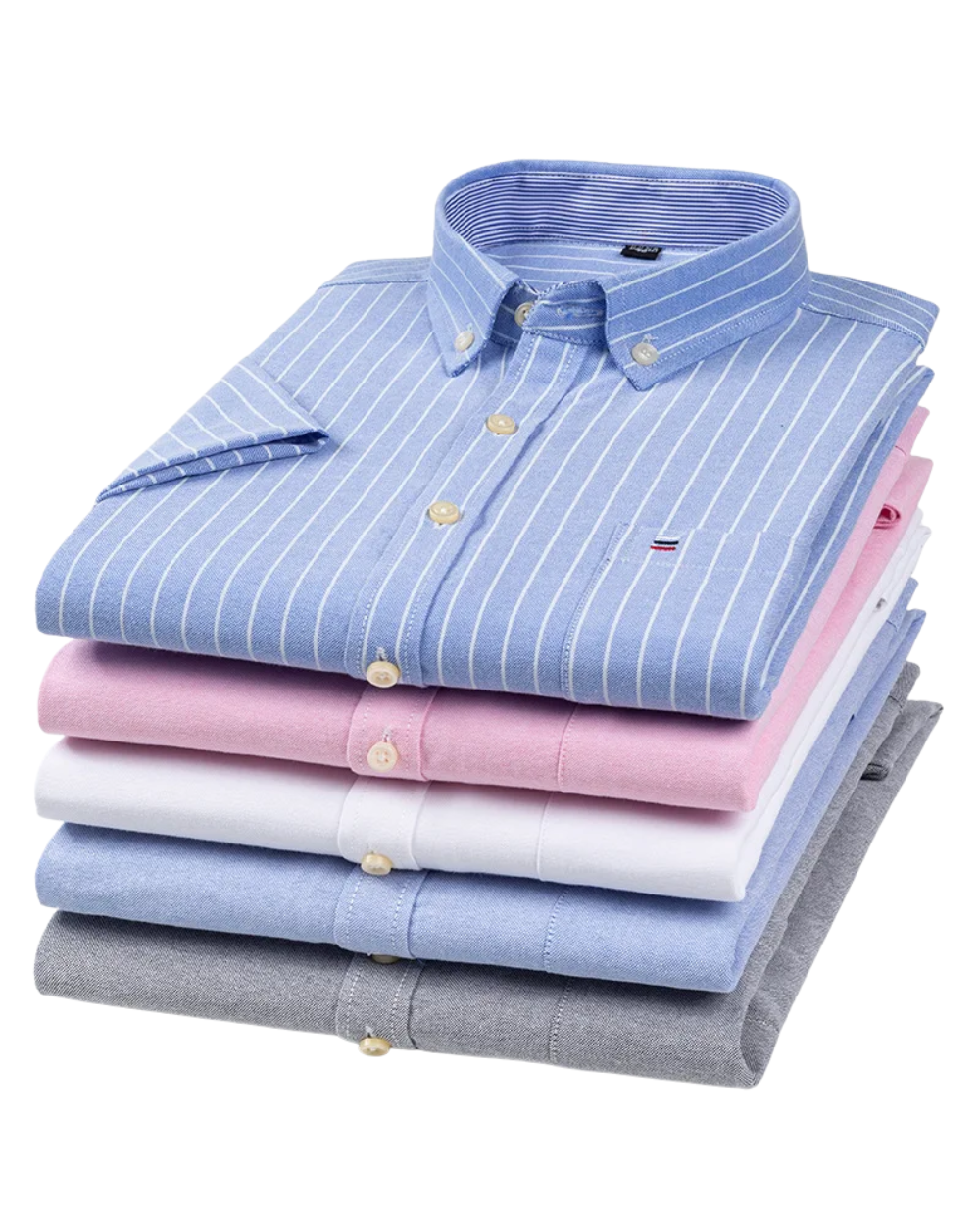 Stefen klassiek katoenen overhemd voor heren – slim-fit met stijlvol patroon, ademend en comfortabel, ideaal voor werk, casual of feestelijke gelegenheden.