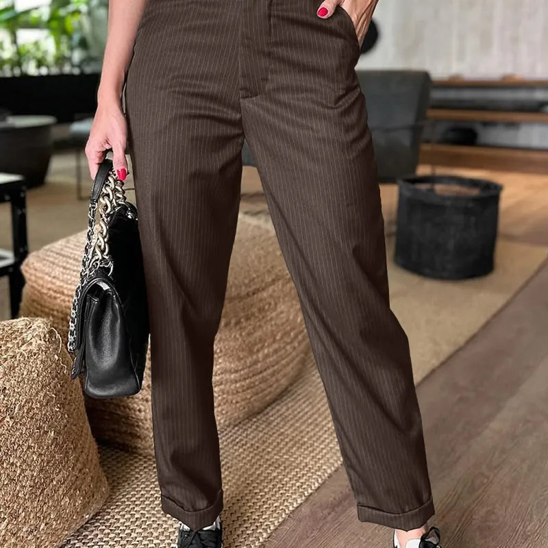 Heren Chino Broek met Rechte Pijpen