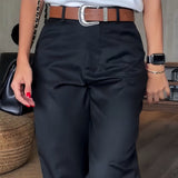 Heren Chino Broek met Rechte Pijpen