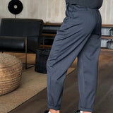 Heren Chino Broek met Rechte Pijpen