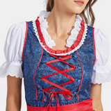 Traditionele Dirndl Jurk met Schort