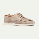Heren Suède Loafers met Vetersluiting