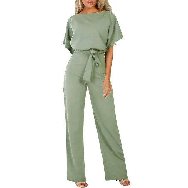 Dorien – Elegante stretch jumpsuit voor dames met een flatterende pasvorm en comfortabel design, perfect voor elke gelegenheid.