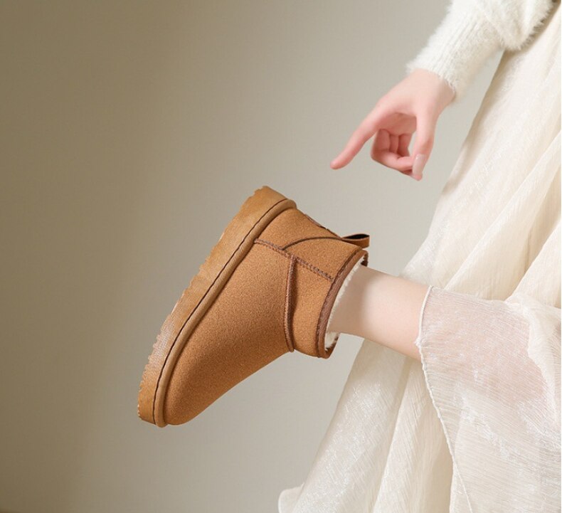 Liora dames enkellaarzen met bontvoering – warme en comfortabele laarzen van hoogwaardig materiaal, ideale winterboots met stijlvolle pasvorm voor dagelijks gebruik.