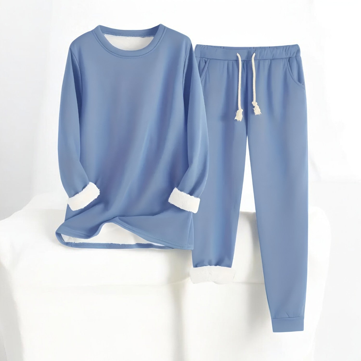 Tweedelige Lounge Set met Sweatshirt en Joggerbroek