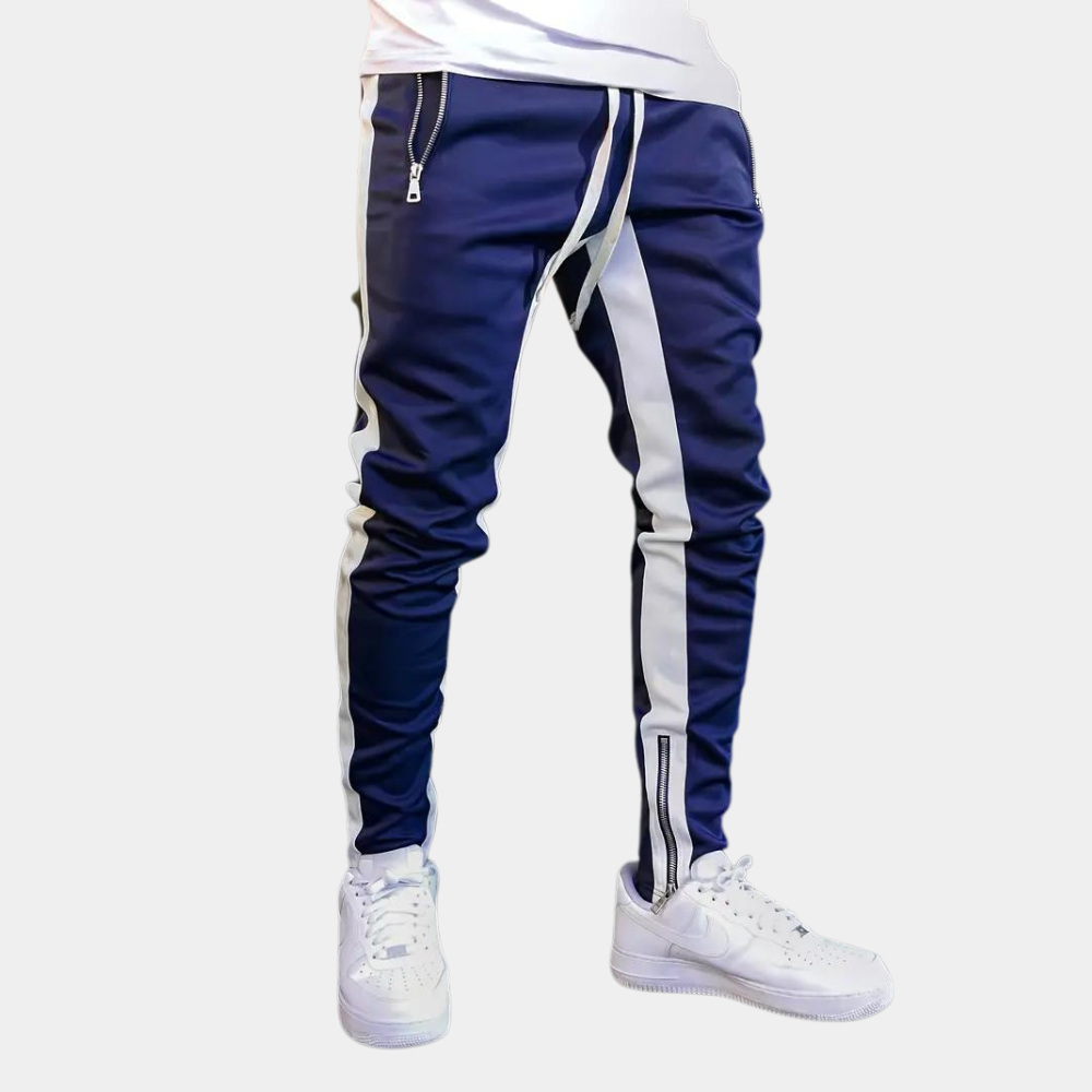 CARLOS trendy heren jogger – moderne tapered fit met elastische taille, zachte stof en urban streetstyle look