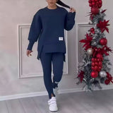 Tweedelige Lounge Set met Oversized Sweatshirt en Legging
