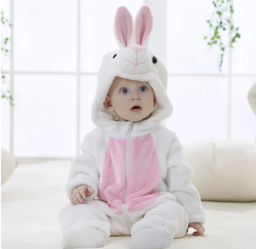Little Paws baby onesies met schattige dierenthema’s – zachte, comfortabele stof en perfecte pasvorm voor dagelijks gebruik en knuffelmomenten.