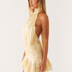Noor chiffon jurk voor dames – luchtige, transparante stof met vloeiende pasvorm en elegante uitstraling, ideaal voor feestelijke en zomerse gelegenheden.