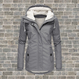 Gevoerde Winterjas met Capuchon