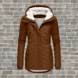 Gevoerde Winterjas met Capuchon