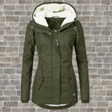 Gevoerde Winterjas met Capuchon