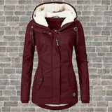 Gevoerde Winterjas met Capuchon