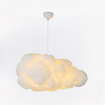 CloudLight moderne witte hanglamp met twee kappen, stijlvol en eigentijds design – ideaal voor sfeervolle verlichting in woonkamer, keuken of eetkamer.
