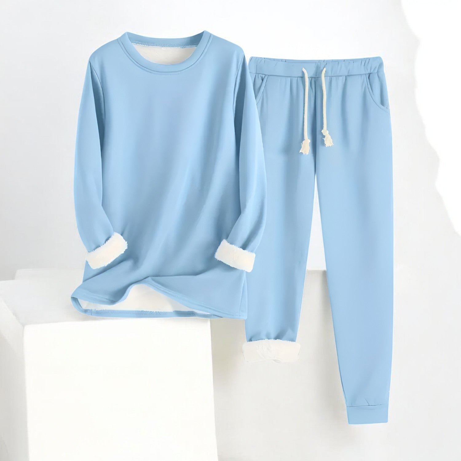 Tweedelige Lounge Set met Sweatshirt en Joggerbroek