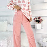 Tweedelige Pyjamaset met Hartenprint