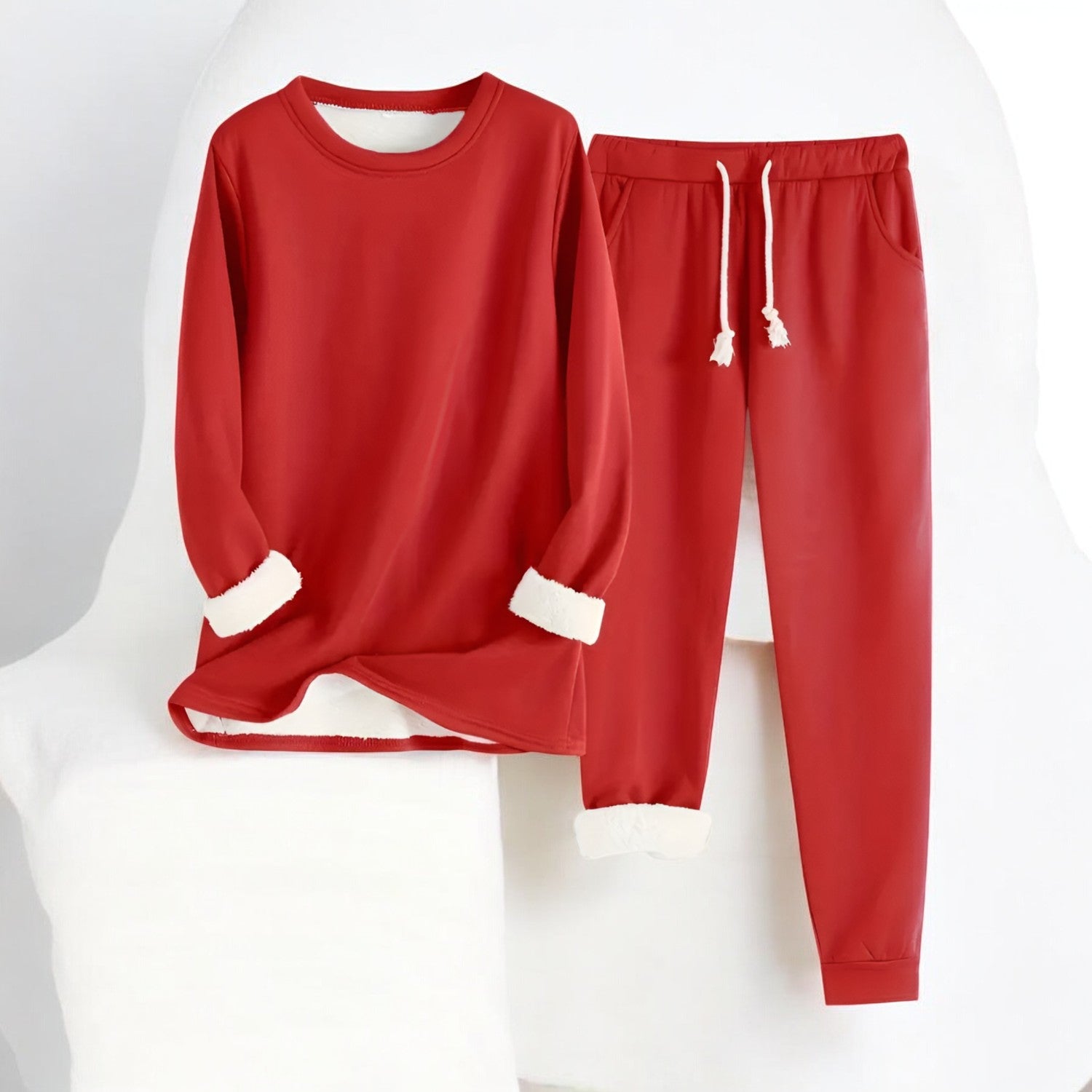 Tweedelige Lounge Set met Sweatshirt en Joggerbroek