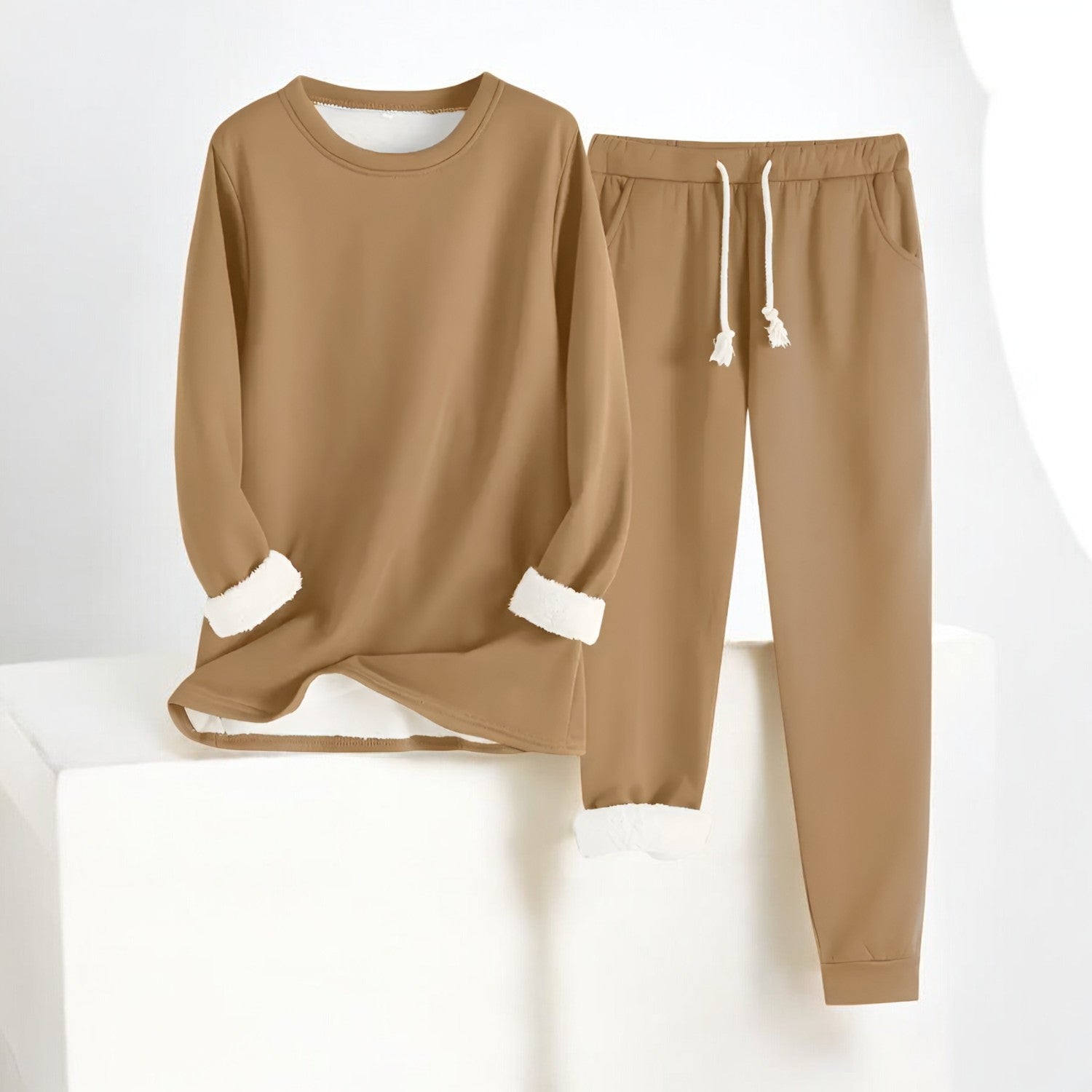 Tweedelige Lounge Set met Sweatshirt en Joggerbroek