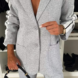 Tweedelige Set met Blazer en Wijde Broek