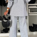 Tweedelige Set met Blazer en Wijde Broek