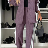 Tweedelige Set met Blazer en Wijde Broek