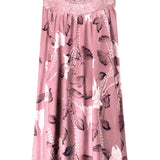 Dames Mouwloze Maxi Jurk met Bloemenprint
