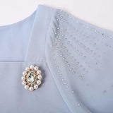 Tweedelige Linnen Set met Top en Wijde Broek
