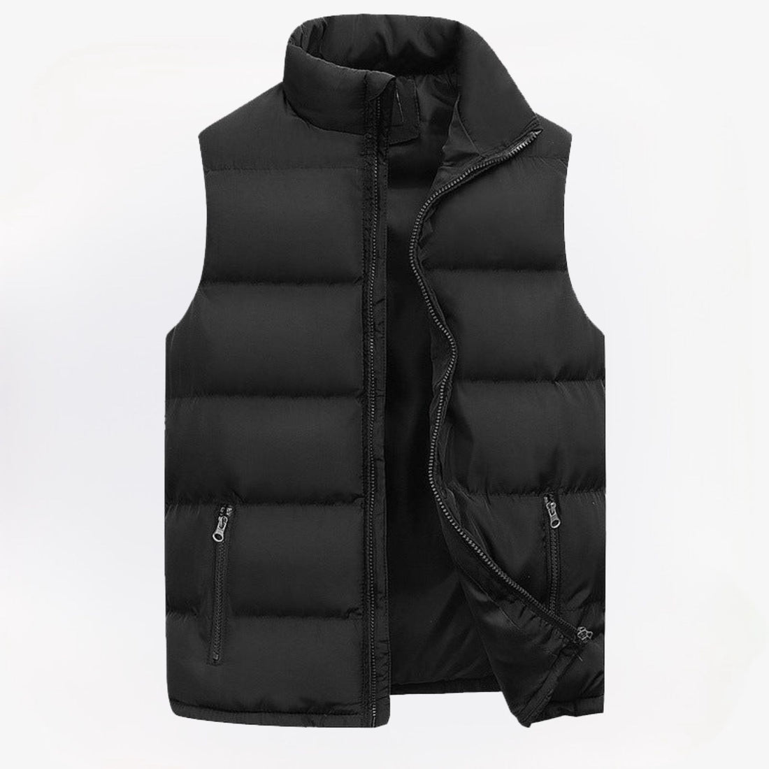 Antonio heren winter bodywarmer met rits in diverse kleuren – warme voering, lichtgewicht ontwerp en comfortabele pasvorm voor koude dagen.