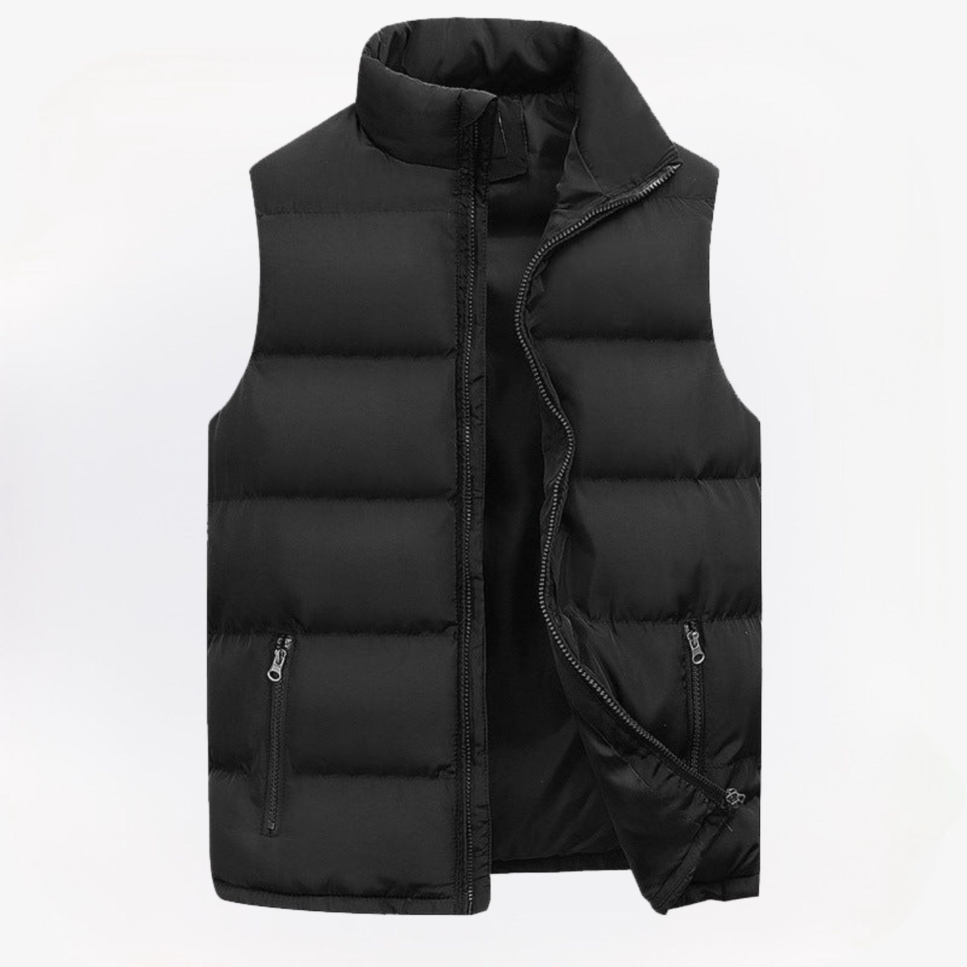 Antonio heren winter bodywarmer met rits in diverse kleuren – warme voering, lichtgewicht ontwerp en comfortabele pasvorm voor koude dagen.