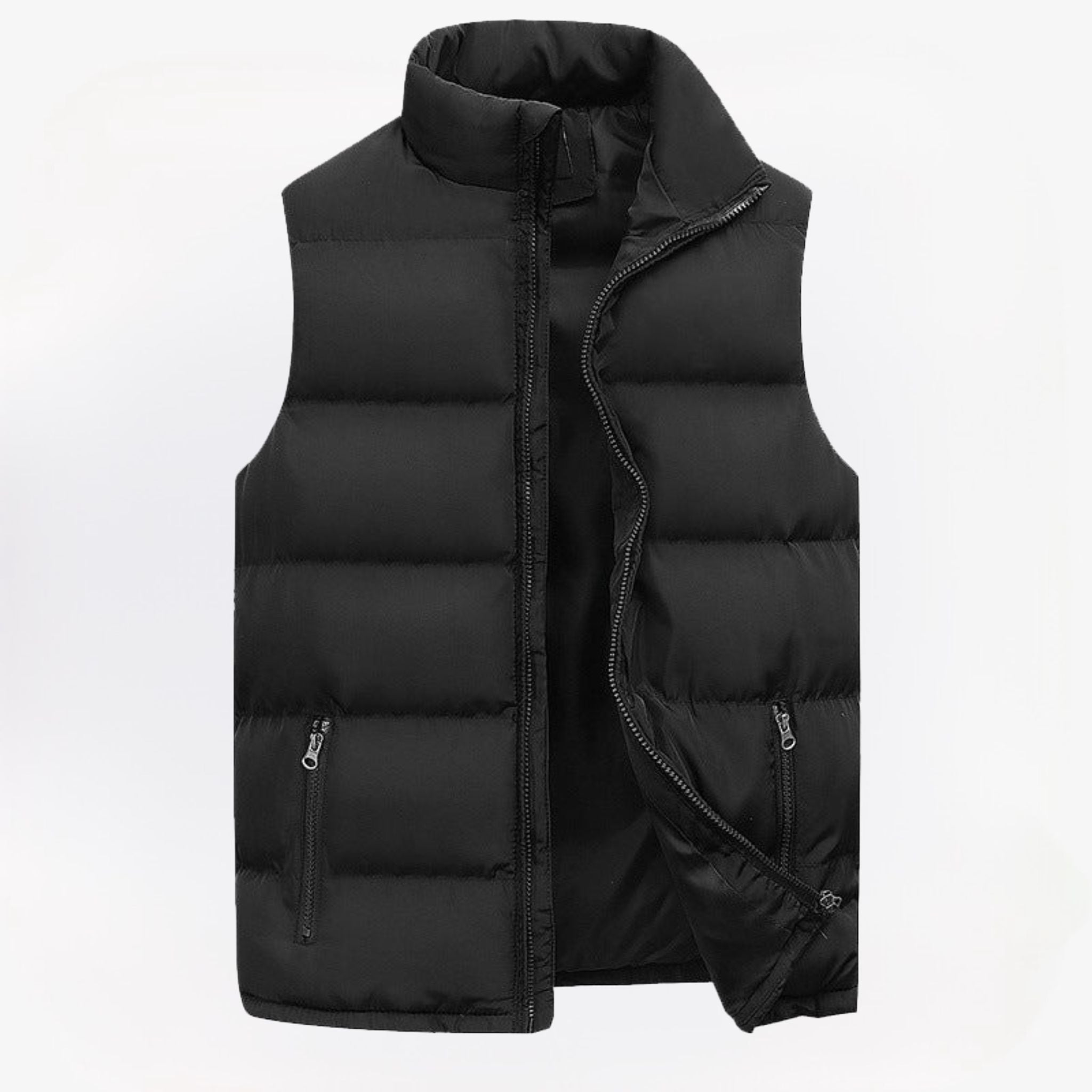 Antonio heren winter bodywarmer met rits in diverse kleuren – warme voering, lichtgewicht ontwerp en comfortabele pasvorm voor koude dagen.