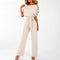 Isabella stijlvolle dames jumpsuit in diverse kleuren – zachte stof, elegante pasvorm en modieuze look voor speciale gelegenheden.