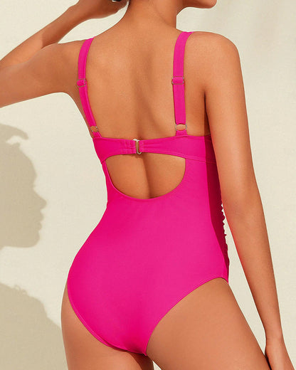 Yara – Elegant Eendelig Strapless Badpak voor Dames – Stijlvol en Comfortabel Zwemkledingontwerp – Ideaal voor Zomer, Strand en Zwembadmomenten.