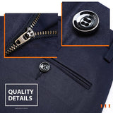 Klassieke stretch broek voor heren met zakken