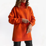 Aaliyah – Stijlvolle zijsplit trui voor dames – Trendy en comfortabele trui met split aan de zijkanten, perfect voor casual looks en moderne stijl. Ideaal voor het najaar en het combineren met jeans of een rok.