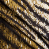 Midi Jurk met Luipaardprint en Lange Mouwen