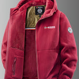 Thermische fleece jas met capuchon voor heren