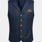 Heren gilet met knoopsluiting voor herfst