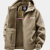 Thermische fleece jas met capuchon voor heren