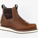 ANDREW heren Chelsea wedge boots voor de zomer van soepel leer met ademend interieur, comfortabele pasvorm en stijlvol, modern design.