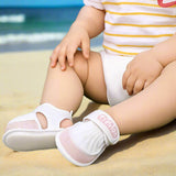 HappyFeet baby zomersandalen – lichtgewicht, ademend materiaal met antislipzool voor veilige en comfortabele eerste stapjes.
