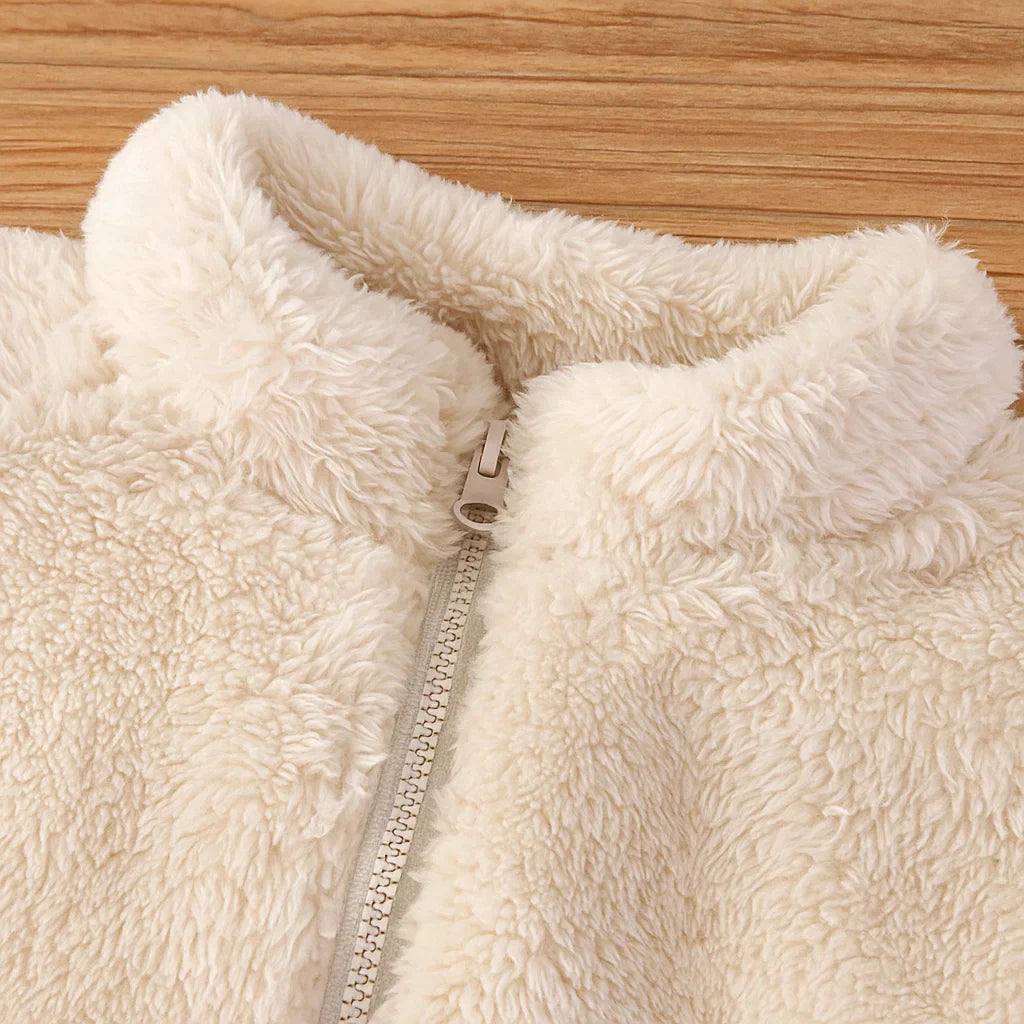 LittleComfy kinder vest met verdikte fleecevoering – warme, zachte stof, comfortabele pasvorm en perfect voor knusse en actieve dagen.