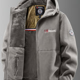 Thermische fleece jas met capuchon voor heren