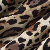 Strapless Mini Jurk met Luipaardprint Zoom