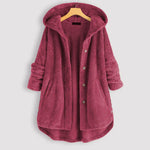 Lydia warme fleece jas voor dames – zachte en elegante jas met comfortabele pasvorm, perfect voor casual winterlooks en buitenactiviteiten.