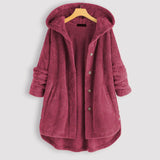 Lydia warme fleece jas voor dames – zachte en elegante jas met comfortabele pasvorm, perfect voor casual winterlooks en buitenactiviteiten.