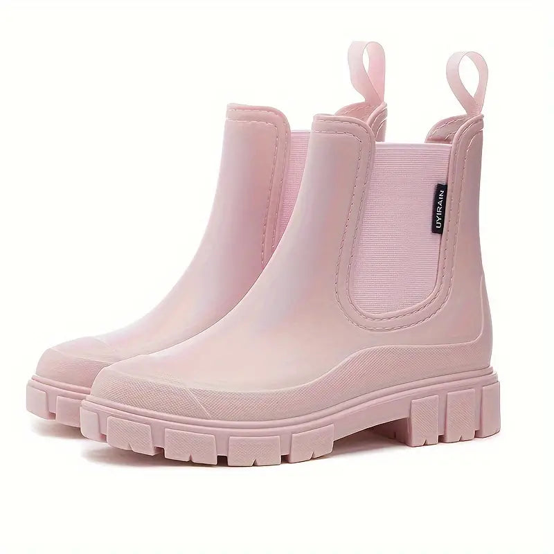 Modieuze regenlaarzen voor dames – Waterdichte, comfortabele en stijlvolle laarzen voor regenachtige dagen, perfect voor elke gelegenheid.